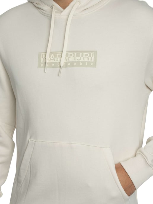 Napapijri Box-Logo Trui Met Capuchon, Wit - Image 4