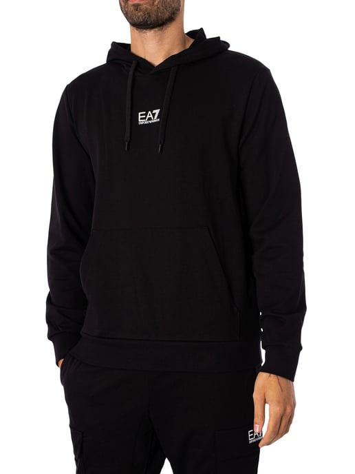 EA7 Jersey Trui Met Capuchon, Zwart - Image 2