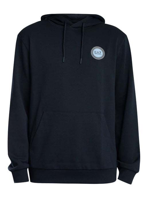 EA7 Pullover Hoodie Met Logopatch, Blauw - Image 6