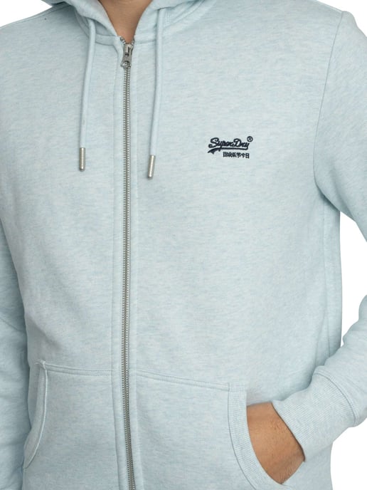 Superdry Essentiële Hoodie Met Logorits, Grijs - Image 4