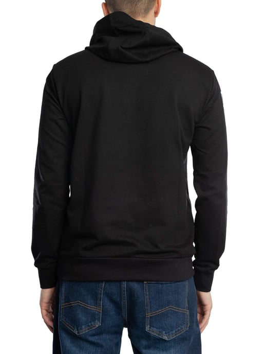 EA7 Chest Logo Pullover Hoodie, Zwart - Image 3