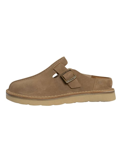Clarks Solsbury Mule Suede Shoes, Beige - Image 2