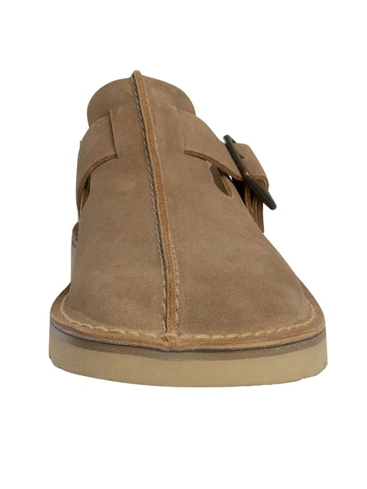 Clarks Solsbury Mule Suede Shoes, Beige - Image 4