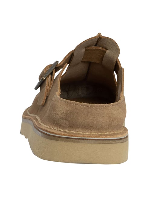Clarks Solsbury Mule Suede Shoes, Beige - Image 5