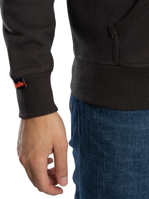 Superdry Essentiële Hoodie Met Logorits, Zwart - Image 5