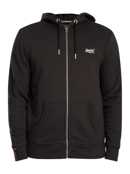 Superdry Essentiële Hoodie Met Logorits, Zwart - Image 6