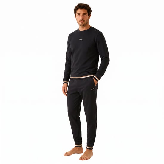 Men's Long Cotton Sports Trousers 50554830 - Image 4
