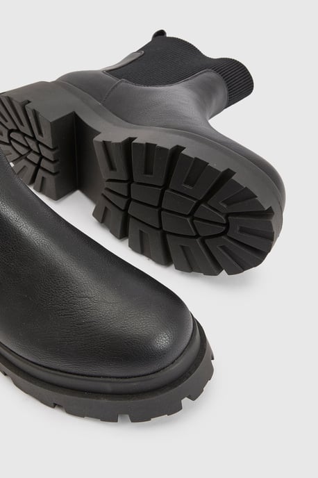 Cleated Sole Chelsea Boots - Image 5