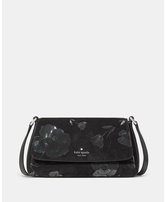 Sutton Floral Suede Mini Crossbody Bag - Image 1