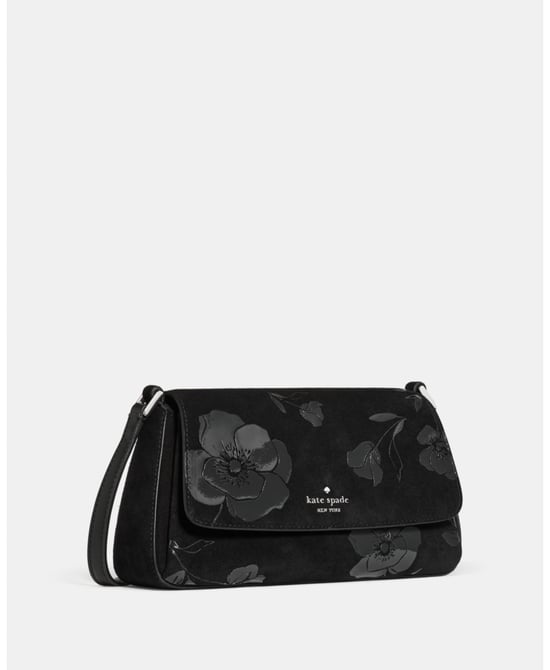 Sutton Floral Suede Mini Crossbody Bag - Image 3