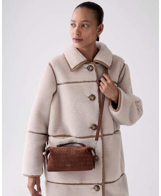 Billie Suede Croc Crossbody Bag - Image 2