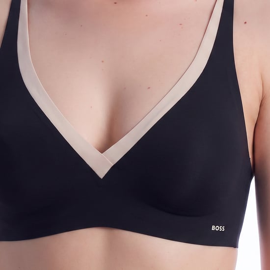 Women's Two-Tone Bra with Adjustable Straps 50556262 - Image 2