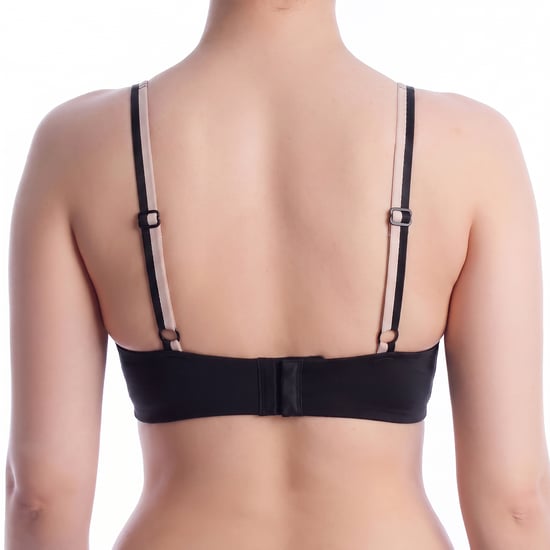 Women's Two-Tone Bra with Adjustable Straps 50556262 - Image 3