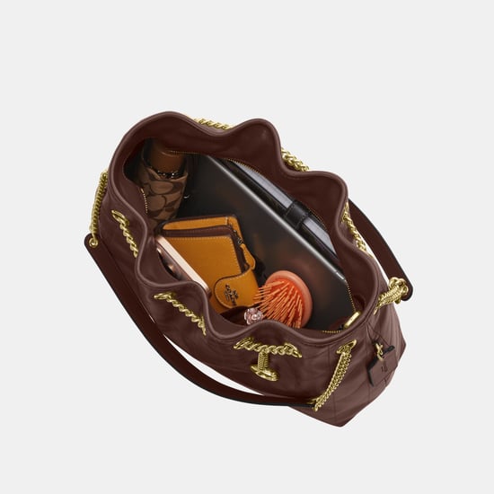 Evelyn Shoulder Bag With Quilting And Charm - Image 3