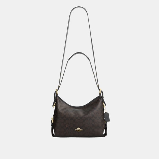 Laurel Shoulder Bag With Buckles In Signature Canvas - Image 3
