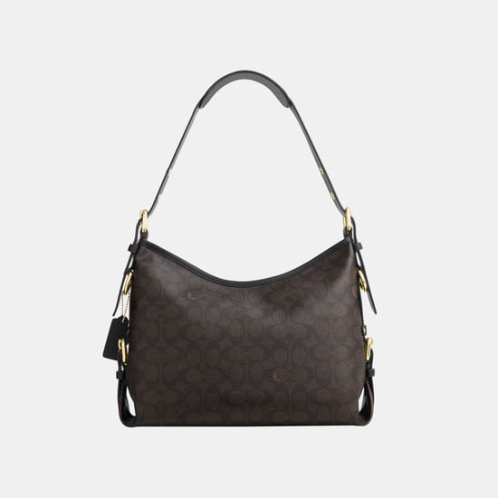 Laurel Shoulder Bag With Buckles In Signature Canvas - Image 5