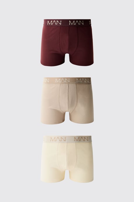 3 Pack Multi Tonal Man. Boxers - Image 1