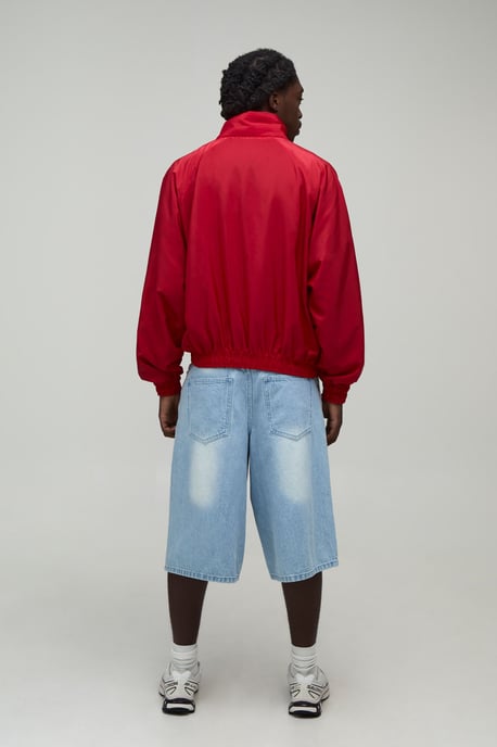Oversized Funnel Neck Circa 98 Track Jacket - Image 2