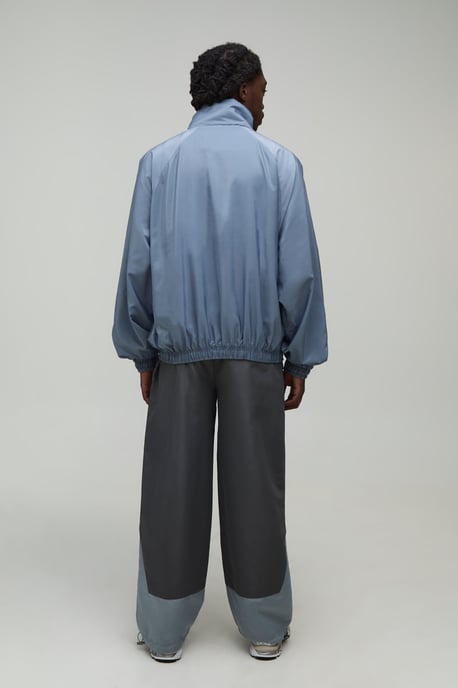 Tall Oversized Funnel Neck Circa 98 Track Jacket - Image 2