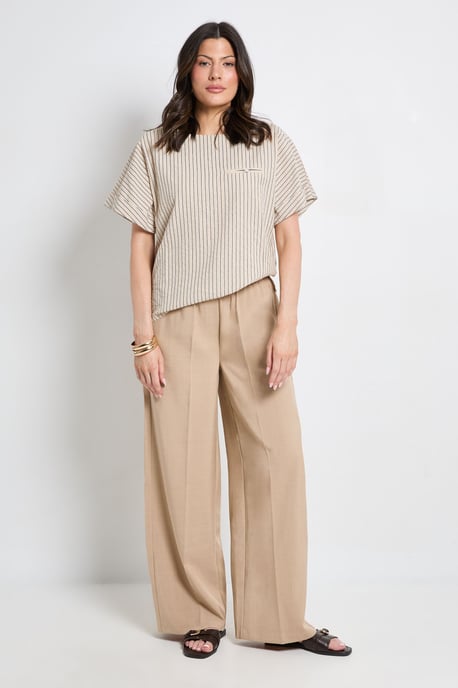 Textured Stripe Blouse - Image 2