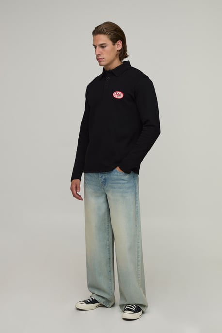 Regular Fit Man Applique Pique Polo - Image 4