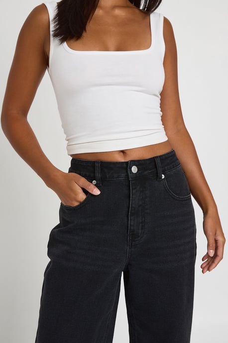 The Petite High Waist Straight Leg Jean - Image 4