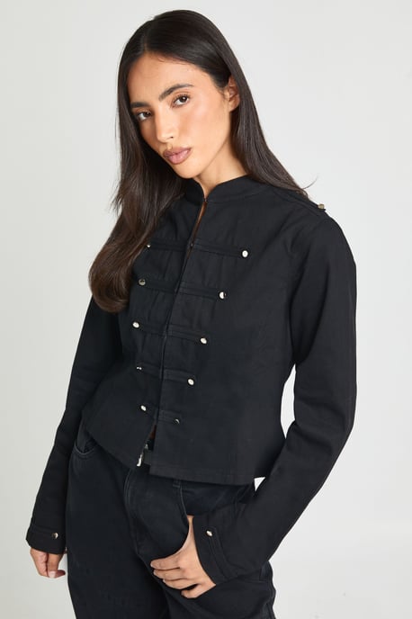 Twill Military Jacket - Image 1