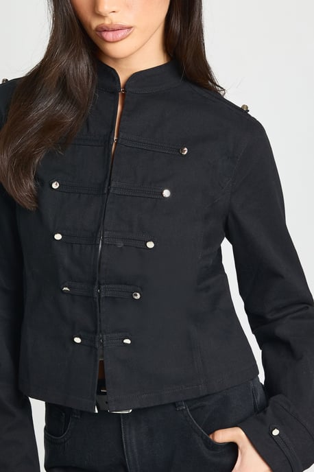 Twill Military Jacket - Image 4