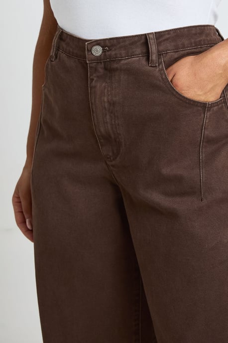Plus Seam Detail Barrel Jean - Image 4