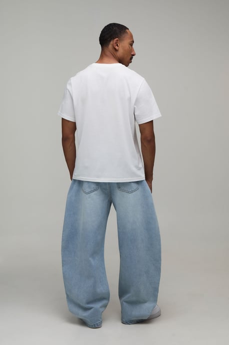 Extreme Barrel Fit Washed Jeans - Image 2
