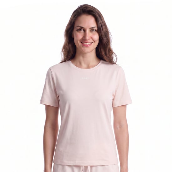 Women's Short Sleeve Cotton Pyjama T-Shirt 50510322 - Image 1