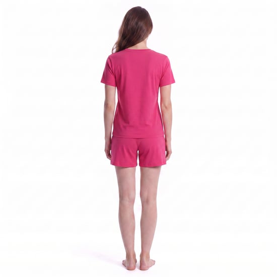 Women's Short Sleeve Cotton Pyjama T-Shirt 50510322 - Image 3