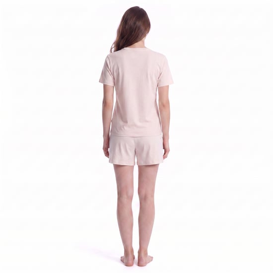 Women's Short Sleeve Cotton Pyjama T-Shirt 50510322 - Image 3