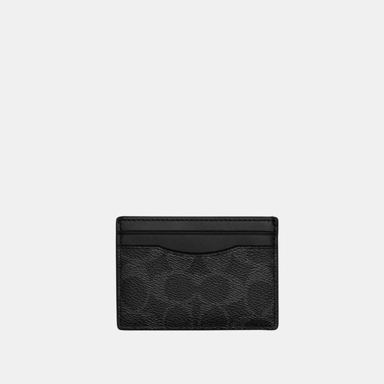 Card Case With Money Clip In Signature Canvas - Image 1