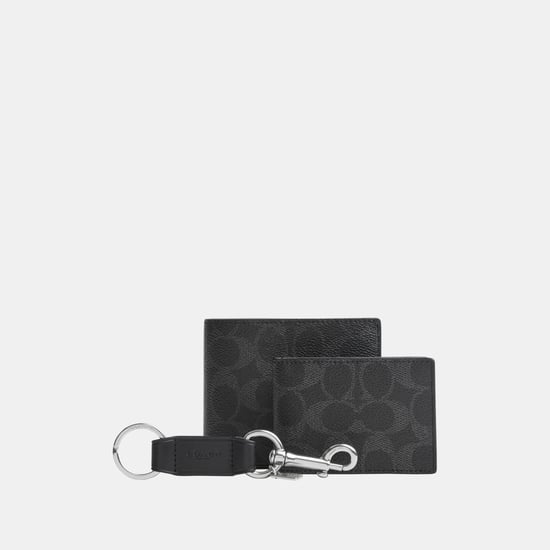 Boxed 3-In-1 Wallet Gift Set In Signature Canvas - Image 1