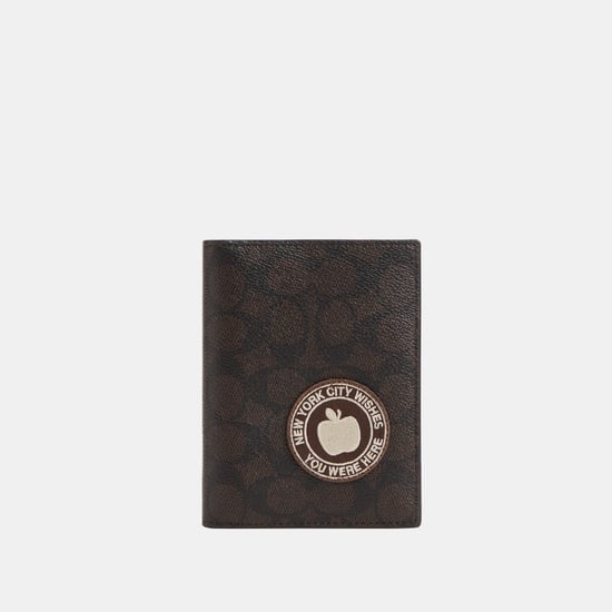 Passport Card Case In Signature Canvas With Patches - Image 1