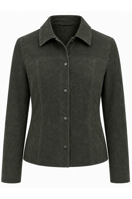 Ashley Leather Jacket Olive - Image 5