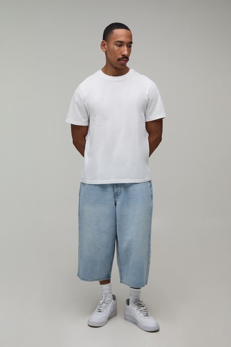 Extreme Longline Baggy Fit Jorts - Image 4