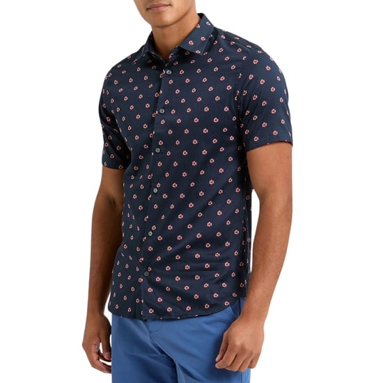 Ted Baker Miksho Floral Navy Shirt - Image 2