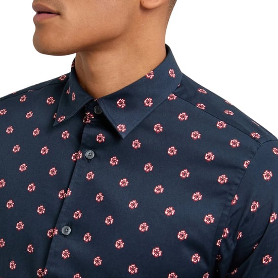 Ted Baker Miksho Floral Navy Shirt - Image 5