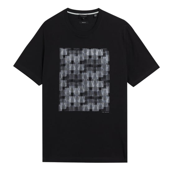 Ted Baker Tessman Box Printed Svart T-shirt - Image 1
