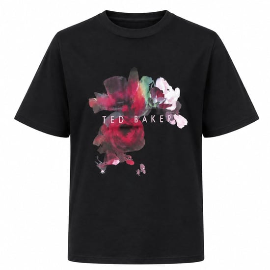 Ted Baker Phina Floral Bloom Black T-shirt - Image 1