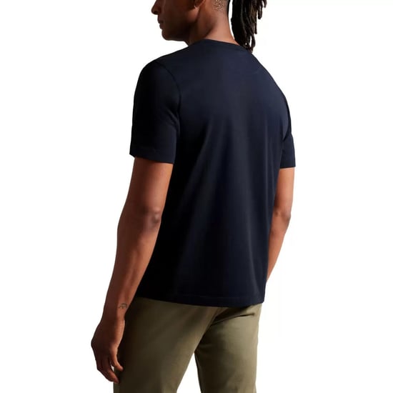 Ted Baker Fyn Box Print Navy T-shirt - Image 3