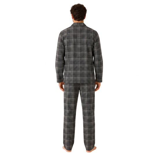 Men's Winter Long Sleeve Buttoned Pajamas 50550951 - Image 3