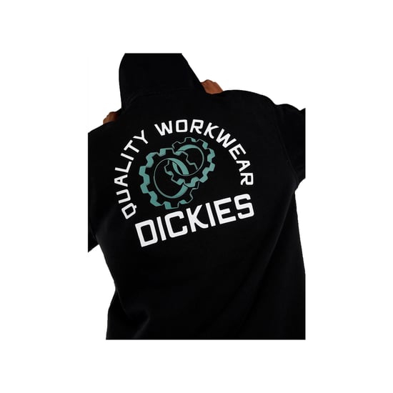 Dickies Payson Back Graphic Pullover Hoodie, Zwart - Image 4