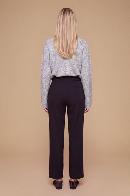 Petite Tab Belted Straight Leg Trouser - Image 2
