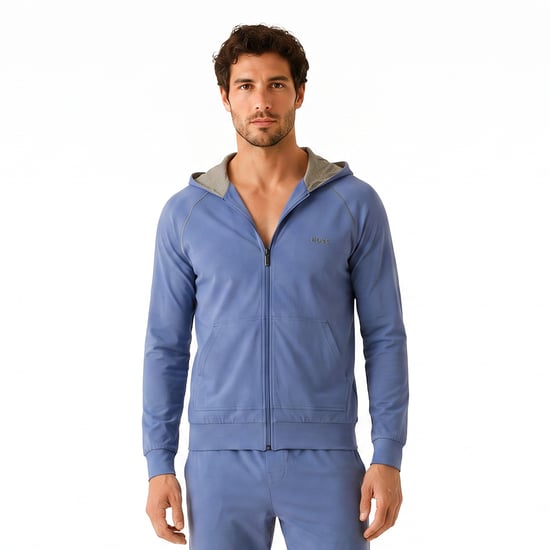 Men's Cotton Zip-Up Hoodie 50515313 - Image 1