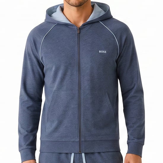 Men's Cotton Zip-Up Hoodie 50515313 - Image 2