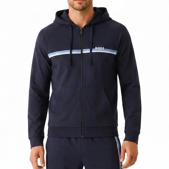 Men's Cotton Zip-Up Hoodie 50554785 - Image 2