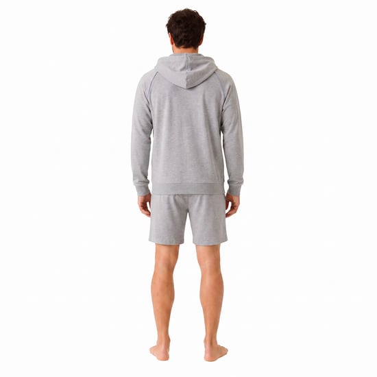 Men's Cotton Zip-Up Hoodie 50515313 - Image 3